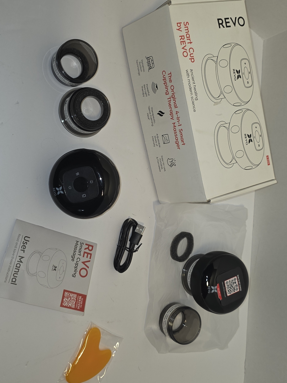 REVO Smart Cup Massage Device - Black